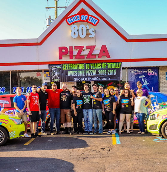 Celebrating 10 years of Totally Awesome Pizza!